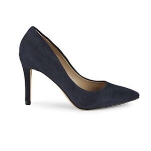 Saks Fifth Avenue - Cady Navy Suede Pumps sz 5.5